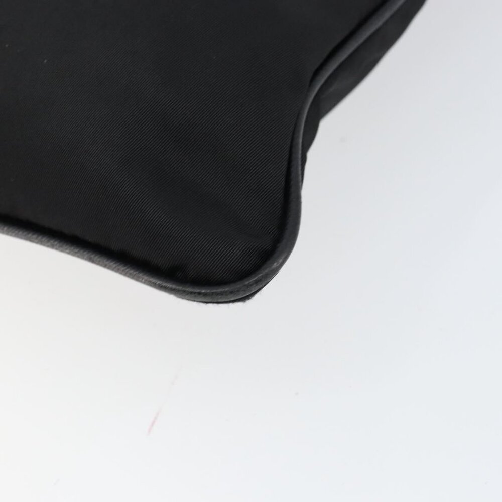 Authentic PRADA Shoulder Bag Nylon Black Gold - Picture 7 of 16